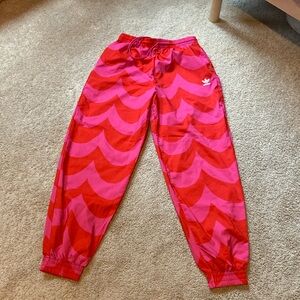 Adidas/Marimekko high-rise track pants
